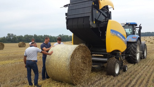 ДЕМО-ПОКАЗ ПРЕСС-ПОДБОРЩИКА NEW HOLLAND